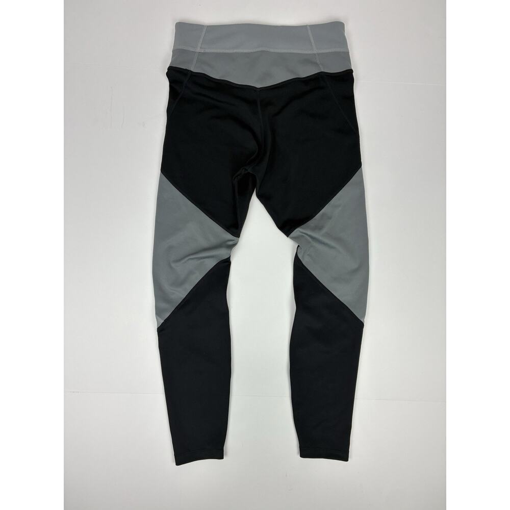 Nike Dri-FIT Athleisure Colorblock Leggings Sporty Spice Workout M Gray Black - Picture 8 of 8
